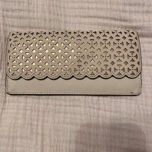 Michael Kors Desi Leather Metallic Wallet